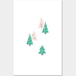 Merry Little Trees Posters and Art